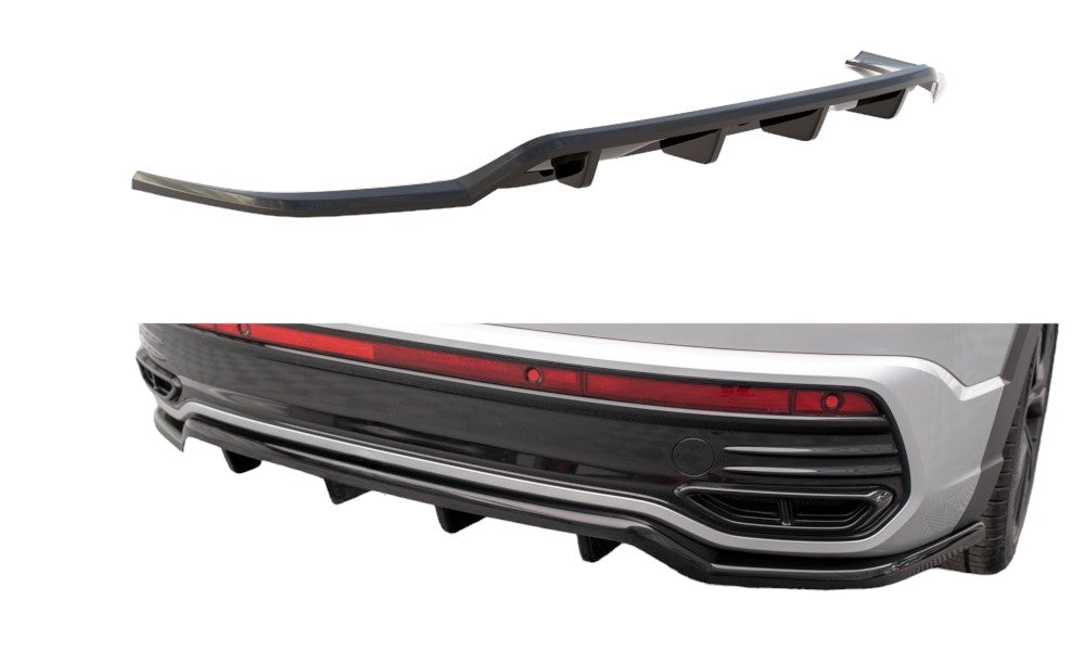 SPLITTER POSTERIORE CENTRALE (CON BARRE VERTICALI) VOLKSWAGEN TAIGO R-LINE MK1