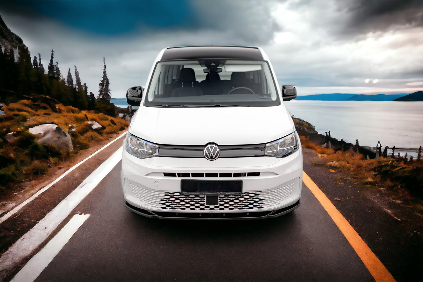 FRONT SPLITTER V.1 SUITABLE FOR VOLKSWAGEN CADDY MK5 