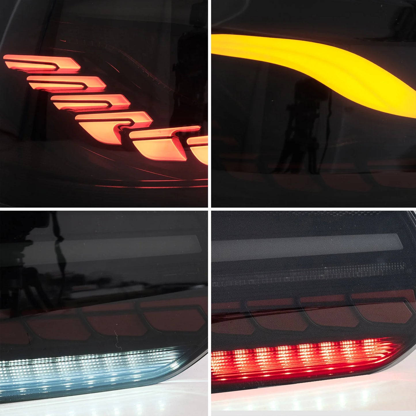 Gruppo luci posteriori sequenziali OLED completo compatibile per Volkswagen Golf 6 MK6 2008-2014