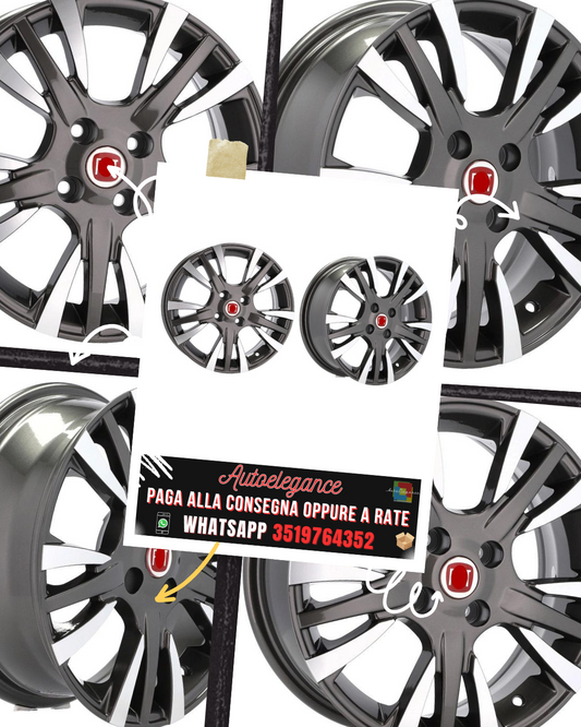 ALLOY WHEEL 15" Suitable for NISSAN OPEL PEUGEOT RENAULT ROVER SEAT