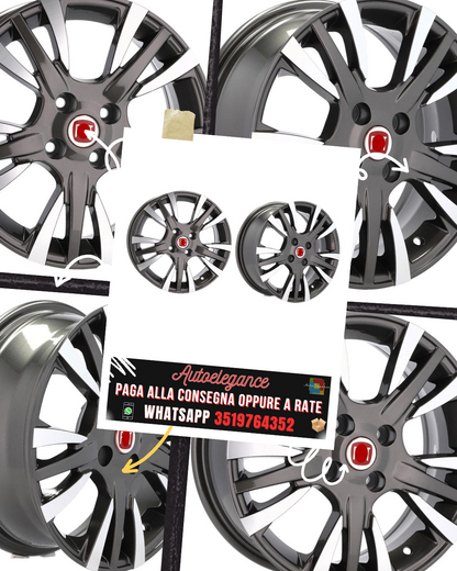 CERCHI CERCHIO IN LEGA 15" Adatto per LANCIA MAZDA MERCEDES MINI MITSUBISHI