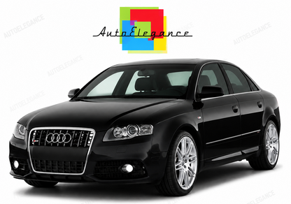 💕PARAURTI ANTERIORE AUDI A4 B7 04-08 LOOK S LINE CROMO NERO PDC SRA💕