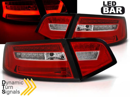 💫ART.6362 Fanali posteriori LED rosso bianco adatti per AUDI A6 08-11💫