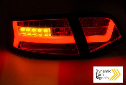 💫ART.6362 Fanali posteriori LED rosso bianco adatti per AUDI A6 08-11💫