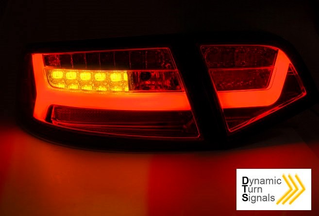 💫ART.6364 Fanali posteriori LED fume adatti per AUDI A6 08-11💫