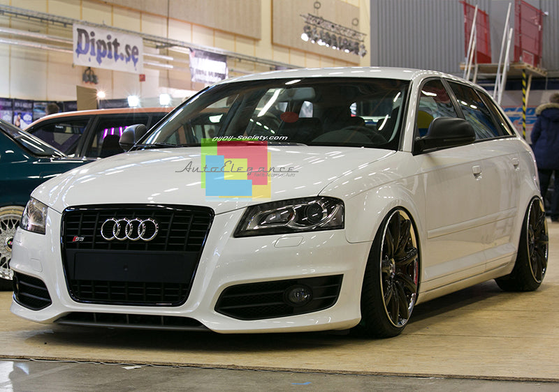 AUDI A3 8P 2008-2012 FARI ANTERIORI CON LUCE DIURNA LED + KIT LED INSTALLATO BIXENON