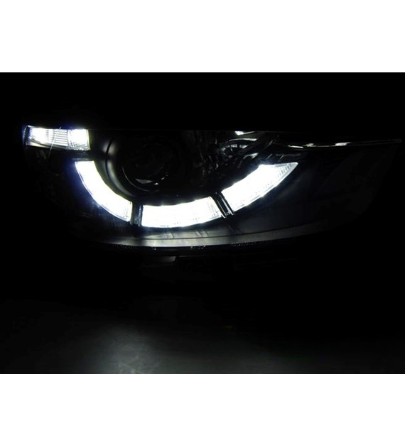 💕 Fari Anteriori Adatto per Mazda CX-5 11-15 LED DRL Cromati True DRL 💕