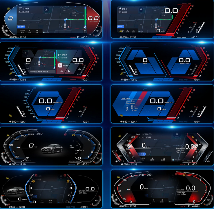 💕 COCKPIT CRUSCOTTO DIGITALE STRUMENTI BMW X5 X6 E70 E71 2006-2013💕