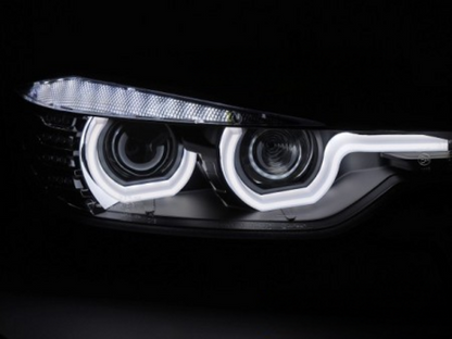 💕ART.4823  FARI ANTERIORI BMW SERIE 3 F30/F31 11-15 NERO 💕