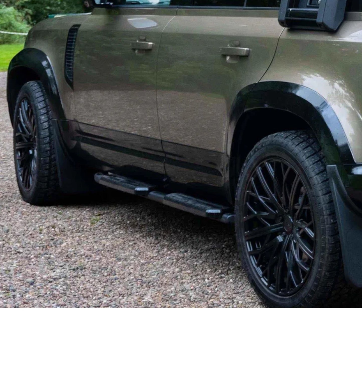 💕PASSARUOTA PARAFANGO  LAND ROVER  DEFENDER 110 L663 NERO  LUCIDO 2020+ 💕
