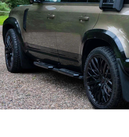💕PASSARUOTA PARAFANGO  LAND ROVER  DEFENDER 110 L663 NERO  LUCIDO 2020+ 💕