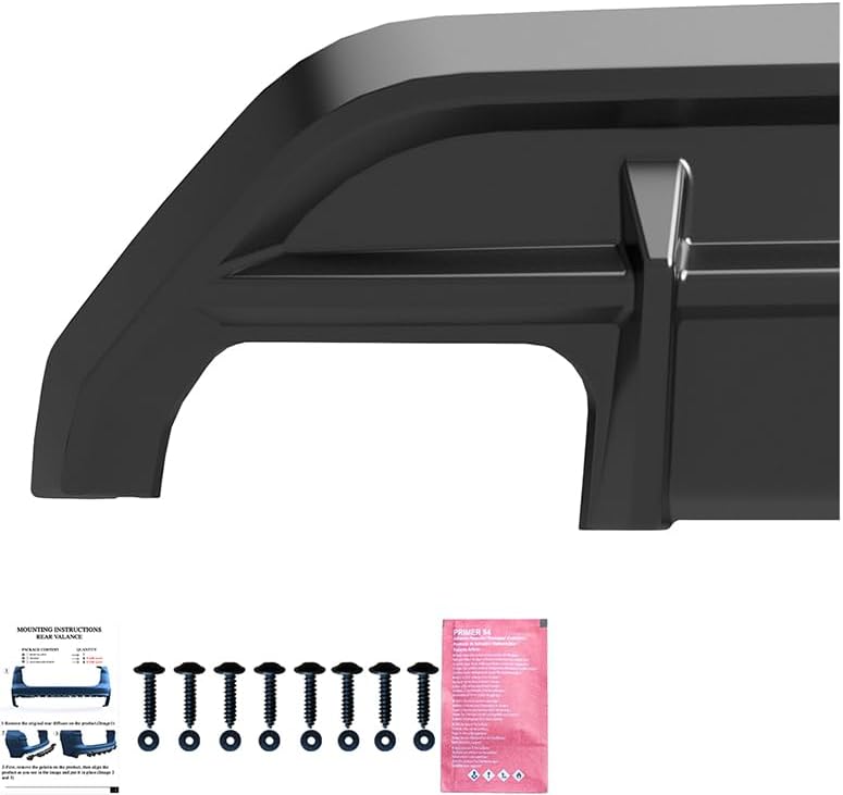 💫ART.8798 Diffusore Posteriore Nero Lucido per Audi A3 (8Y) S-Line/S3 Facelift 2025+💫