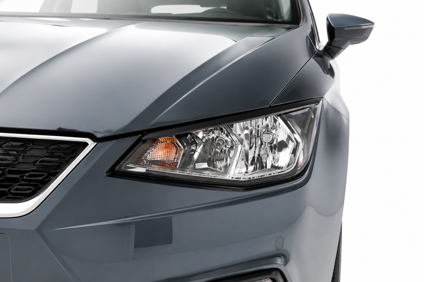👉Sopracciglia Fari per Seat Ibiza MK5 2017+ Spoiler Palpebre ABS Nero👈