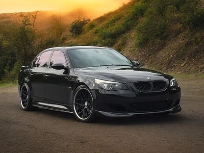 ✨Griglie reni compatibili con BMW serie 5 E60 doppie barre nere lucide✨