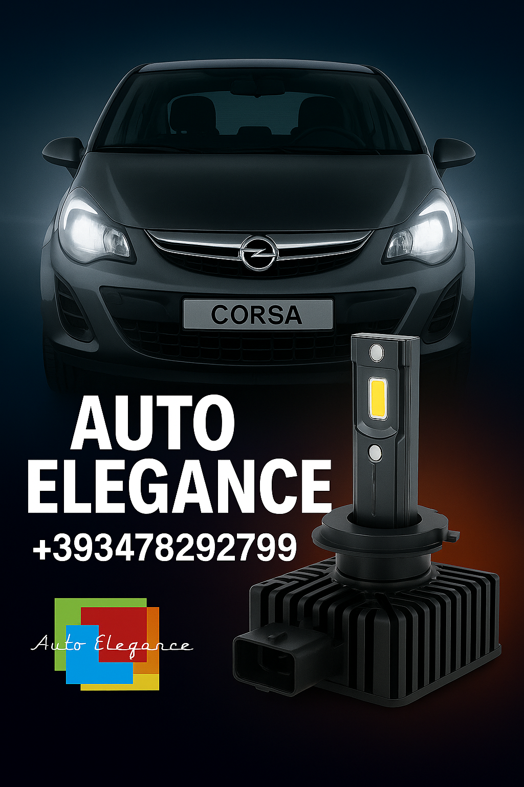 💕COPPIA LAMPADE D1S LED DA XENON A LED PER  OPEL CORSA D💕