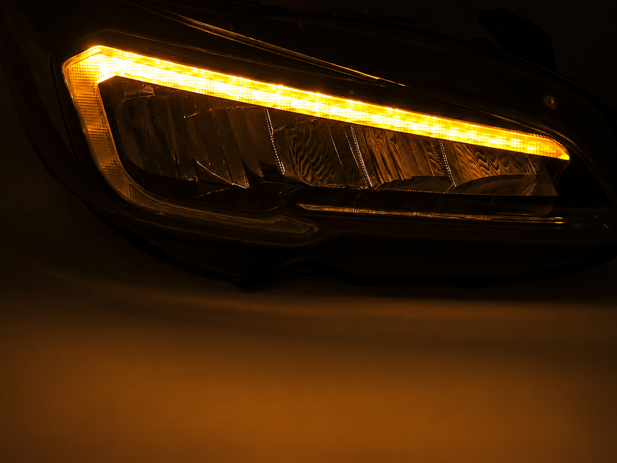 💕 Fari Anteriori Adatti per Subaru WRX 14-22 Full LED DRL Neri 💕