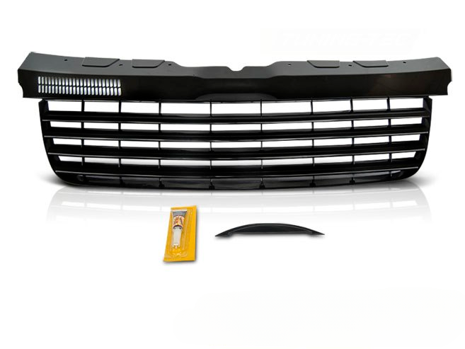 💫ART.7508 GRIGLIA ANTERIORE NERA per VW T5 TRANSPORTER 04-09 💫