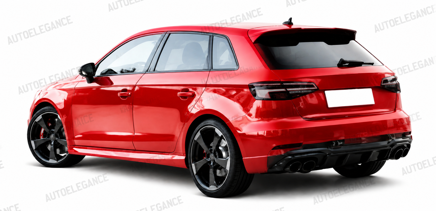 💫 Spoiler Posteriore Nero Lucido per A3 8V Hatchback RS3 Style 2012-2020💫