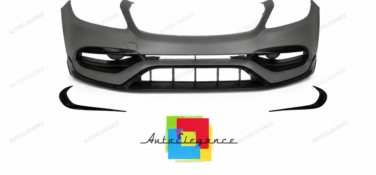 💕PARAURTI ANTERIORE MERCEDES CLASSE A W176 15-18 LOOK AMG A45💕