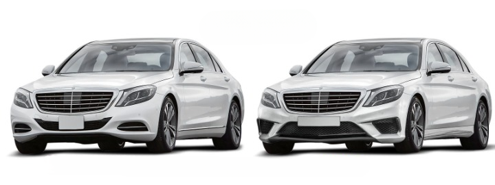 💫ART.7393 Paraurti Anteriore SPORT PDC per MERCEDES S-KLASA W222 13-17💫