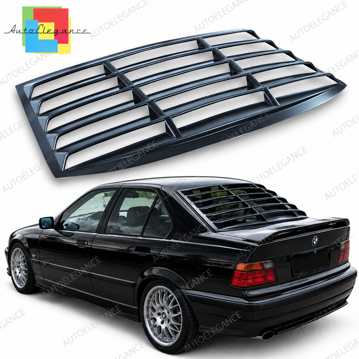 BODYKIT E36 + COUPE REAR LIGHTS WITH WHITE INDICATOR
