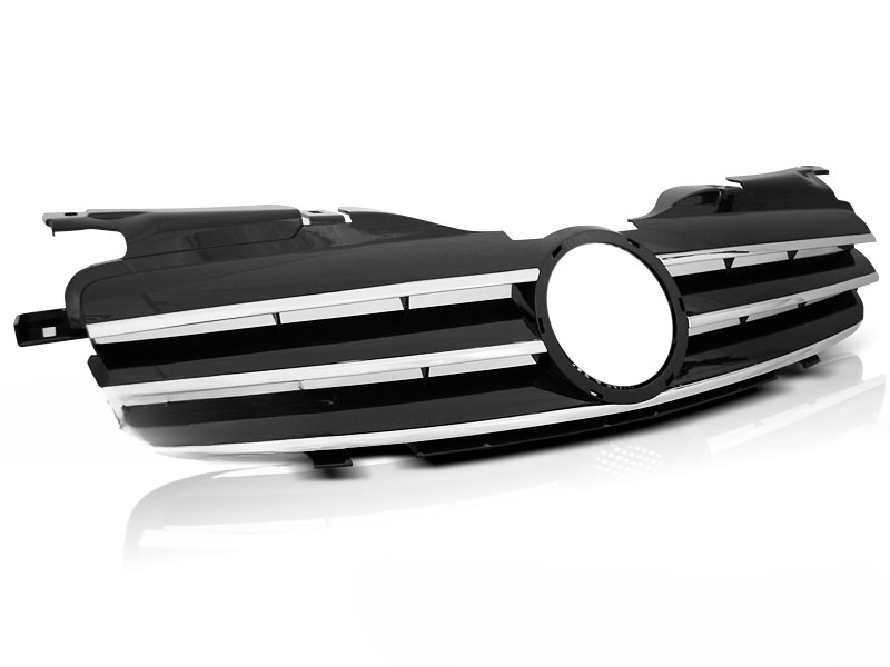 GRIGLIA SPORT NERA CROMATA ADATTA PER MERCEDES SLK R170 96-04