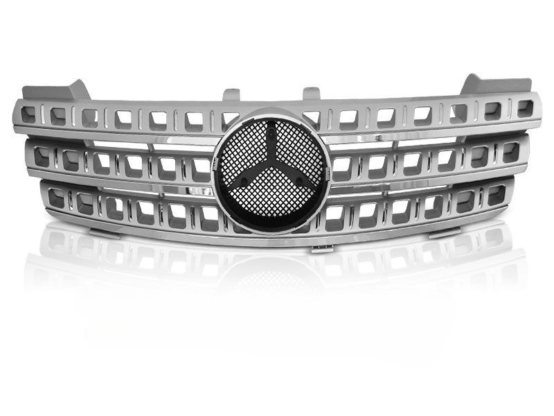GRIGLIA SPORT SILVER CHROME ADATTO PER  MERCEDES W164 05-08