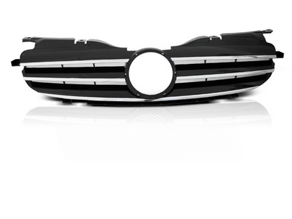 GRIGLIA SPORT NERA CROMATA ADATTA PER MERCEDES SLK R170 96-04
