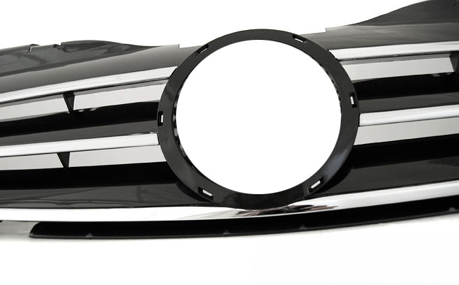 GRIGLIA SPORT NERA CROMATA ADATTA PER MERCEDES SLK R170 96-04