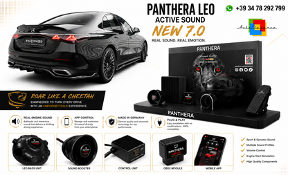 💕ART.2672 PANTHERA Soundsystem Booster 7.0-Mercedes-Benz E  AMG-Line W214💕