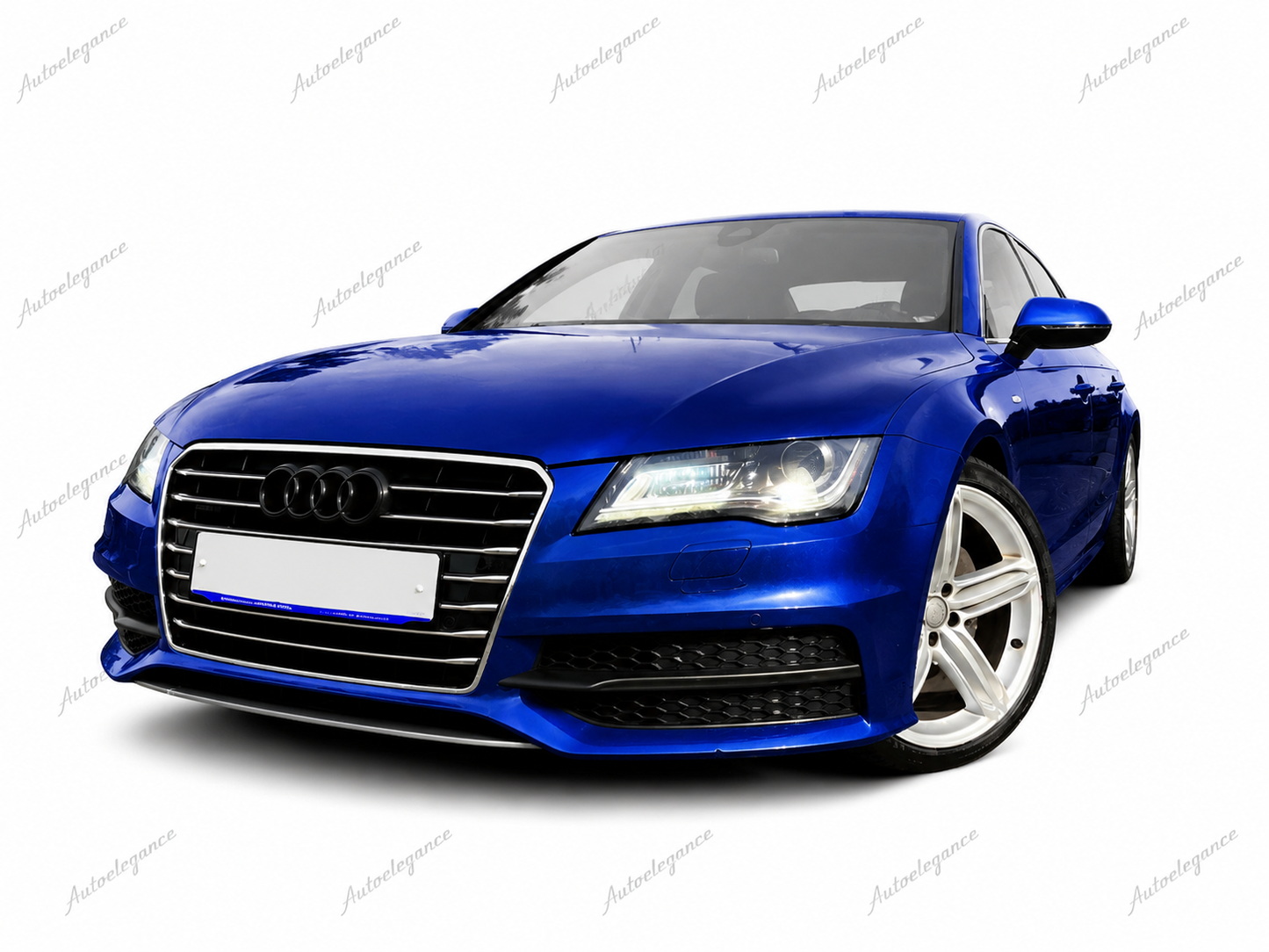 🔥ART.1945 GRIGLIA ADATTO PER AUDI  A7 2010-2014 LOOK S7 NERA PROFILI CROMATI🔥