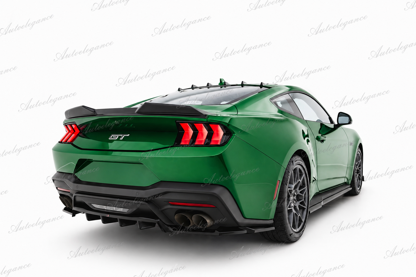 🔥ART.9736 SPLITTER POSTERIORE (CON BARRE VERTICALI) PER FORD MUSTANG GT Mk7🔥