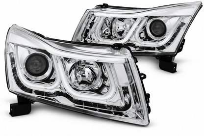 ART.10694  FARI ANTERIORI ADATTO  PER CHEVROLET CRUZE 09-12 CROMATA
