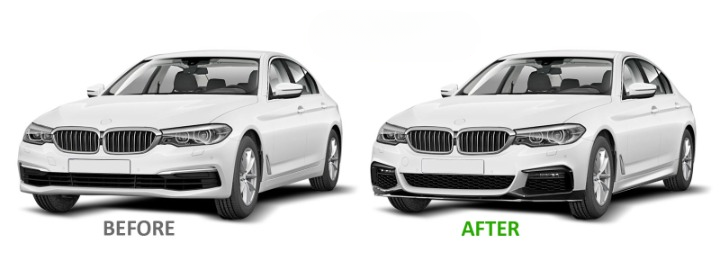 ART.5240 PARAURTI ANTERIORI BMW SERIE 5  G30 G31 17-20