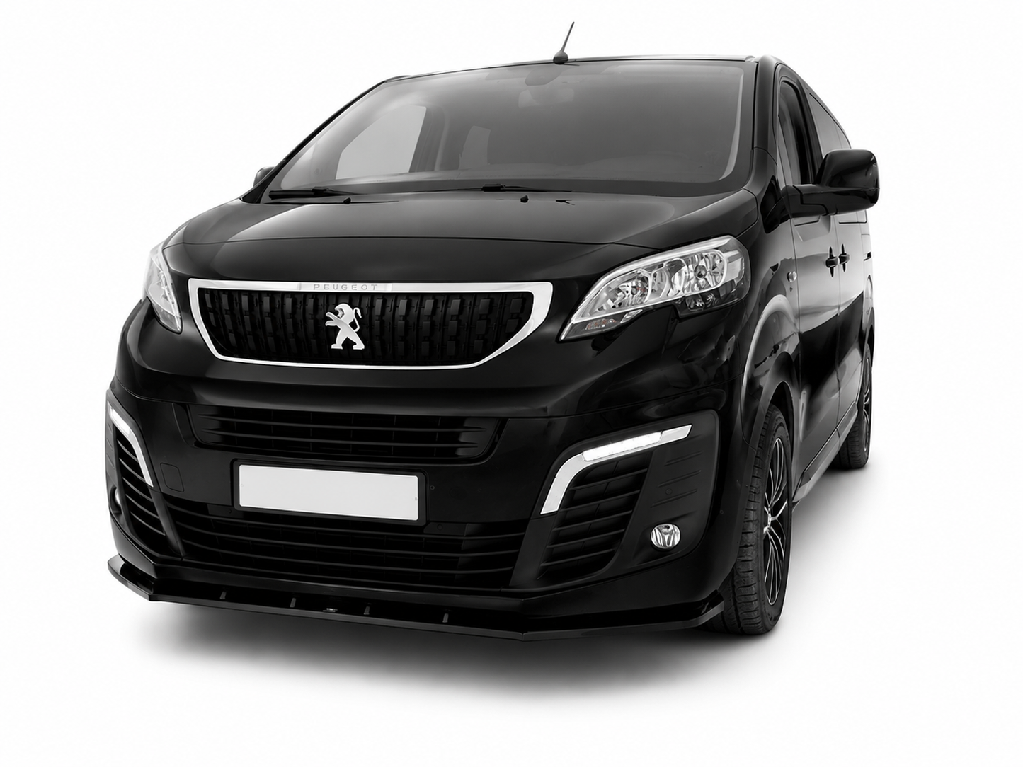 👉Splitter Anteriore per Peugeot Expert MK3 2016-2024 Spoiler Nero Lucido👈