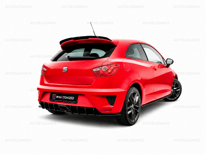 💫ART.9753 SPOILER POSTERIORE SEAT IBIZA 4 SPORT-COUPE  NERO LUCIDO💫