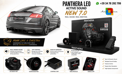 💫ART.2672 PANTHERA Soundsystem Booster 7.0 - Audi TT S-Line 8S 2014-💫
