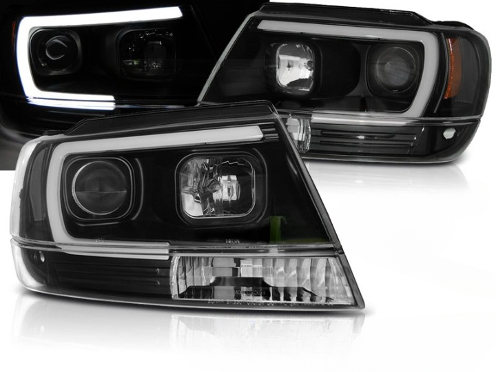 💫ART.6429 FARI LED TUBE LIGHT NERI per JEEP GRAND CHEROKEE 99-05 💫
