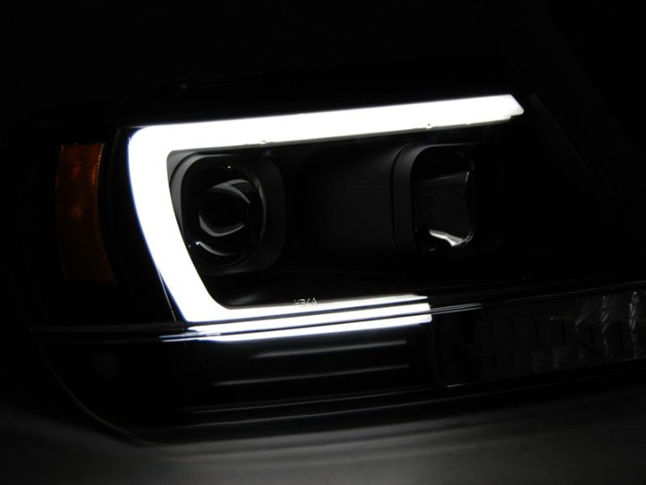 💫ART.6429 FARI LED TUBE LIGHT NERI per JEEP GRAND CHEROKEE 99-05 💫