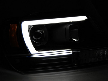 💫ART.6429 FARI LED TUBE LIGHT NERI per JEEP GRAND CHEROKEE 99-05 💫