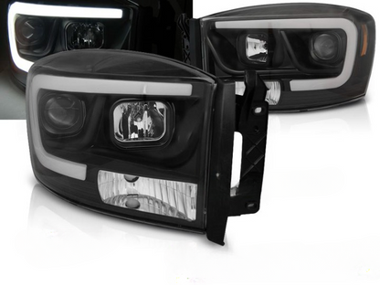 💫ART.6574 LUCE TUBO per DODGE RAM 2006-2008 NERI💫