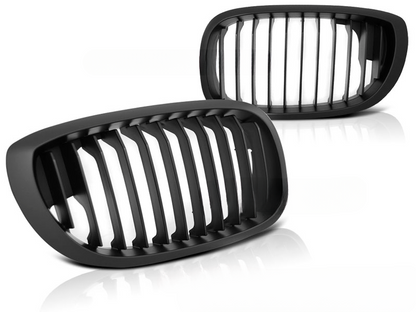 MATT BLACK GRILLE SUITABLE FOR BMW E46 04.03-2006 COUPE / CABRIO