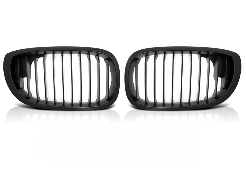 MATT BLACK GRILLE SUITABLE FOR BMW E46 04.03-2006 COUPE / CABRIO