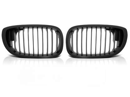 MATT BLACK GRILLE SUITABLE FOR BMW E46 04.03-2006 COUPE / CABRIO