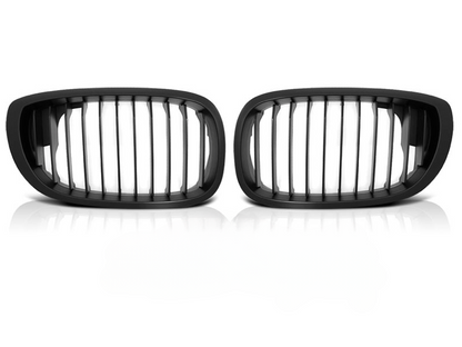 MATT BLACK GRILLE SUITABLE FOR BMW E46 04.03-2006 COUPE / CABRIO