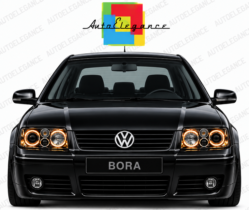 ART.10859 FARI  ANTERIORI ADATTO PER VW BORA 09.98-07.05 NERO