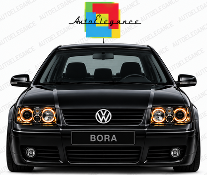 ART.10859 FARI  ANTERIORI ADATTO PER VW BORA 09.98-07.05 NERO