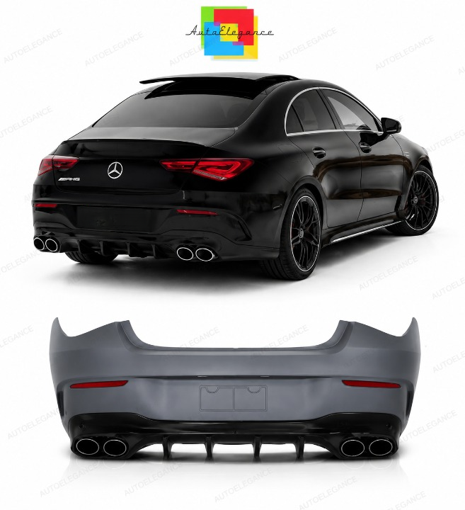 💕PARAURTI POSTERIORE MERCEDES CLA W118 LOOK AMG CLA45S 19-23💕