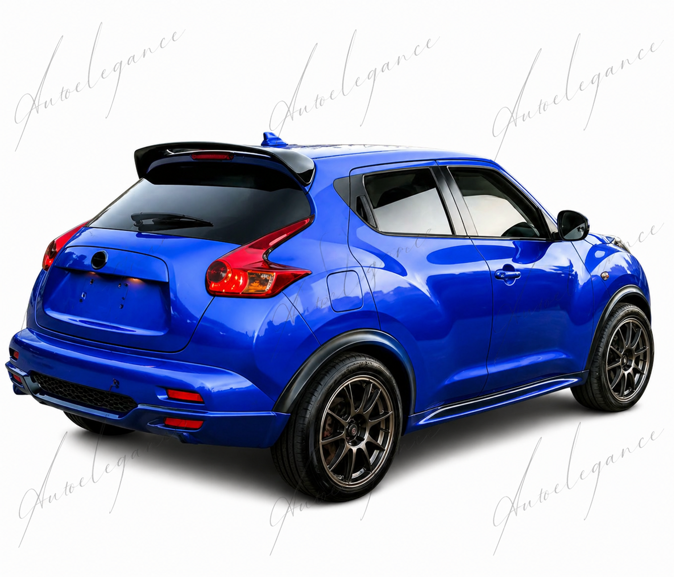 🔥ART.9724 SPOILER POSTERIORE PER TETTO NISSAN JUKE NERO LUCIDO IN ABS 10 -19🔥