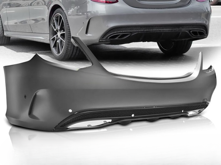 💫ART.7642 Paraurti Posteriore Look C63 AMG per MERCEDES W205 2014-2018💫
